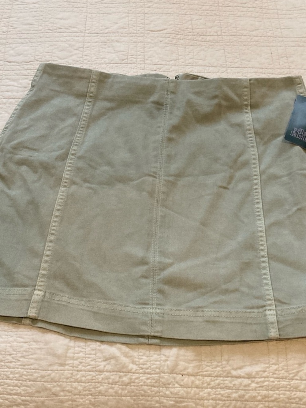 wild fable Olive green Panel A-Line Skirt Girls Size 14 NWT